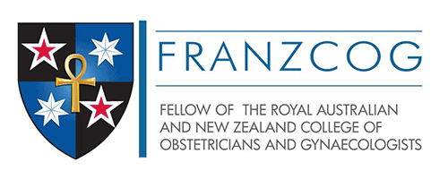 FRANZCOG logo – Dr Karen Kong qualifications